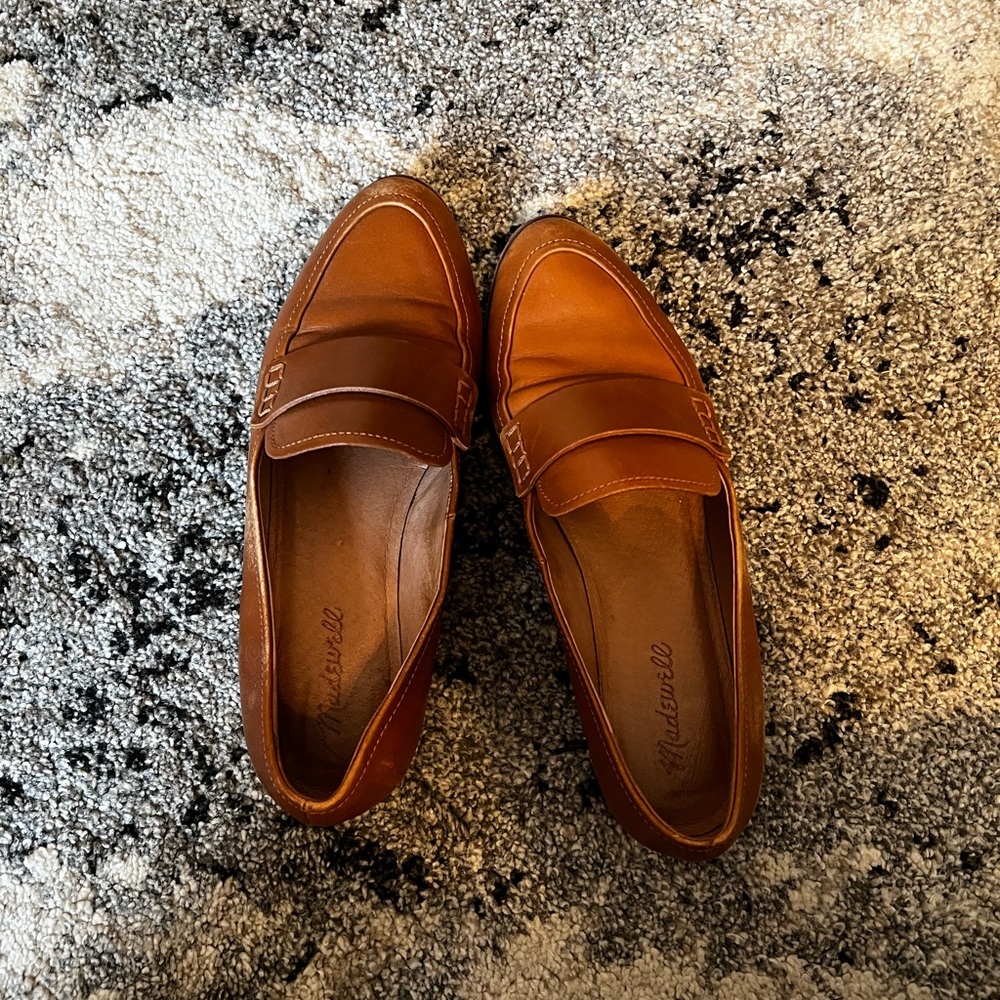 Madewell Brown Leather Loafers